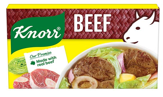 KNORR BEEF BROTH CUBES 60G